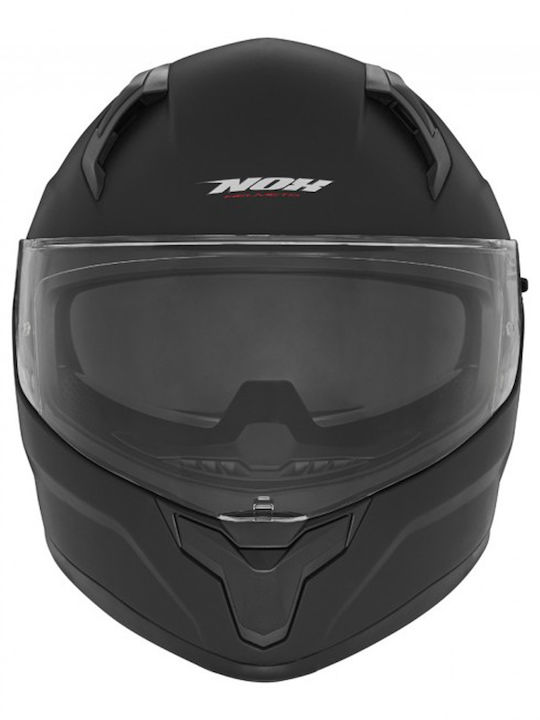 Nox N401 Black Matt Κράνος Μηχανής Full Face ECE 22.06 με Sunvisor