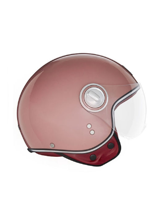 Nox Idol Pink Glod Motorcycle Helmet Jet ECE 22.06