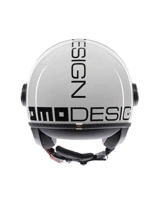 MomoDesign FGTR Classic Mono White/Black Κράνος Μηχανής Jet ECE 22.06