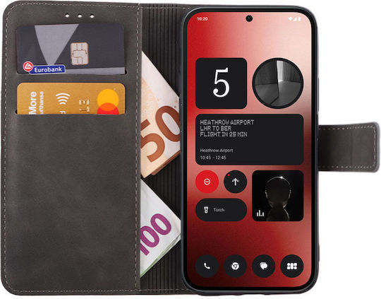 Lime Essential Magnet Wallet Piele artificială Gri (Nimic Telefon 2a)