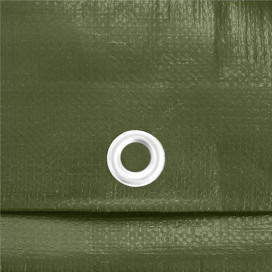 Waterproof Laminated Polyethylene Tarp 120g/m2 2x3m Green