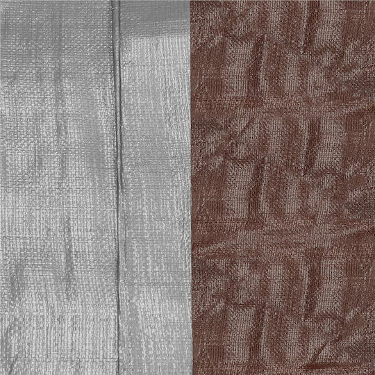 Laminated Waterproof Polyethylene Tarp 210g/m2 6x8m Gray