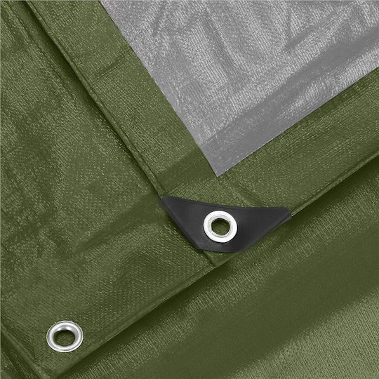 Waterproof Laminated Polyethylene Tarp 120g/m2 2x3m Green