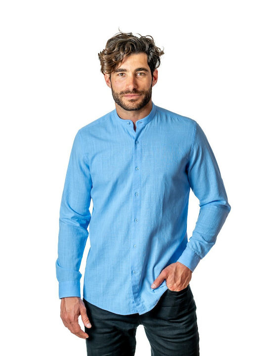 Bumbac Cămașă Light Blue