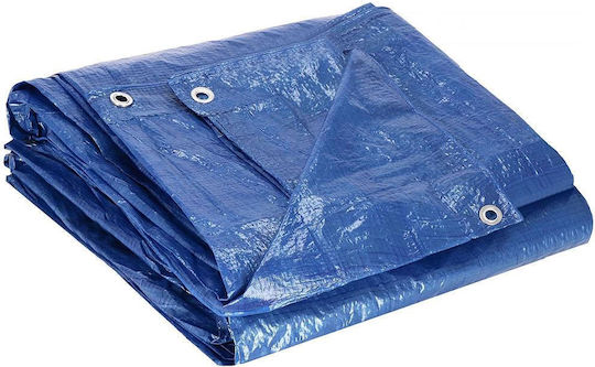 Waterproof Laminated Polyethylene Tarpaulin 60g/m2 3x3m Blue