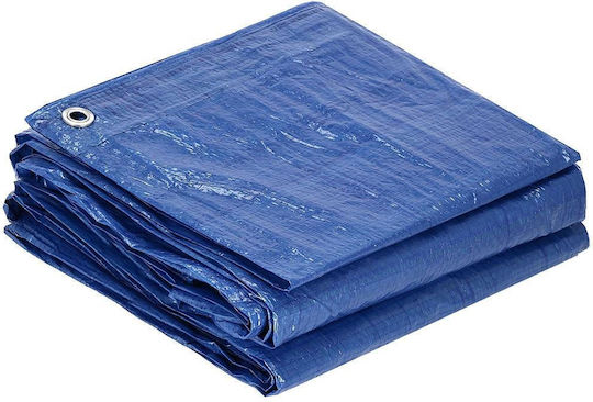 Wasserdichte laminierte Polyethylen-Plane 60g/m2 5x8m Blau