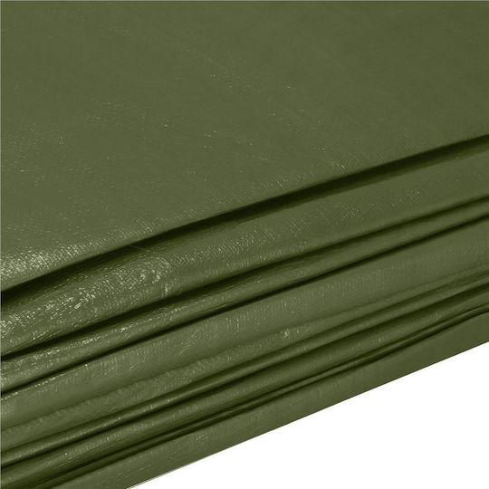 Prelată laminată impermeabilă din polietilenă 120g/m2 2x4m Verde