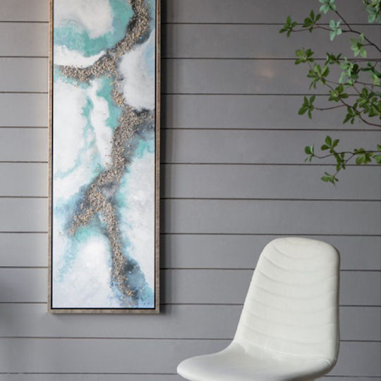 Artekko Clouds De două ori Tablou pe Pânză 50x180cm