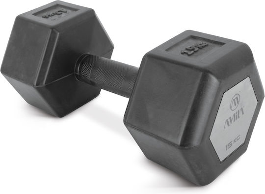 AMILA Βαράκι Εξάγωνο Λαστιχένιο 1 x 15kg