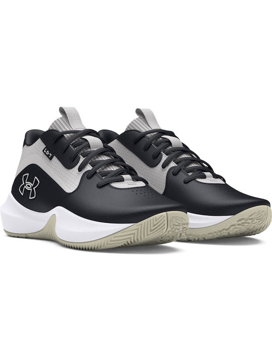 Under Armour Lockdown 7 Low Basketball Shoes Black