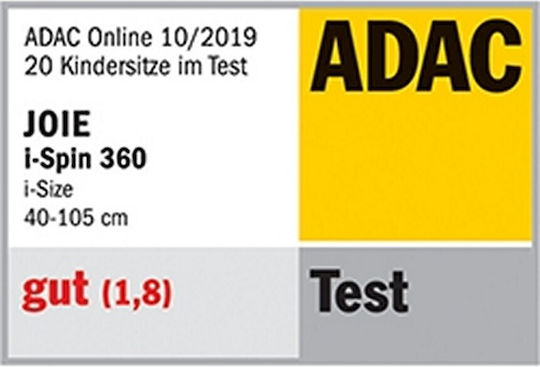 Joie I-Spin 360 Καθισματάκι Αυτοκινήτου i-Size με Isofix Coal 0-18 kg