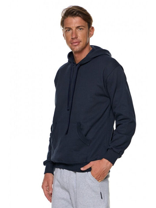 Sweatshirt with Hood Blue