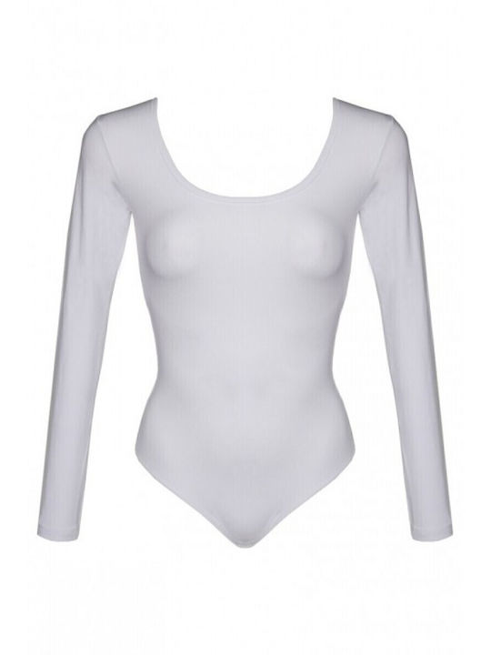 Helios Women's Underwear Bodysuit White