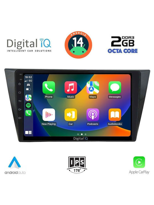 Digital IQ Car Audio System for Volkswagen Tiguan 2016> (Bluetooth/USB/AUX/WiFi/GPS) with Touch Screen 10"