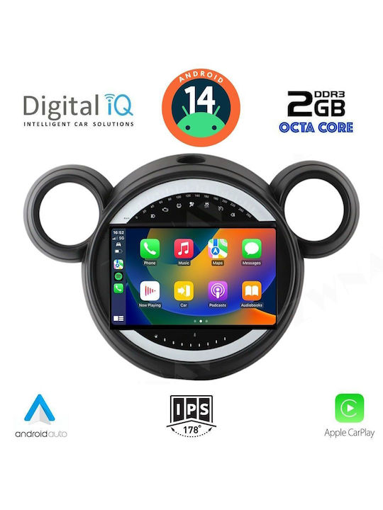 Digital IQ Car Audio System for Mini Countryman / Paceman (Bluetooth/USB/AUX/WiFi/GPS) with Touch Screen 9"