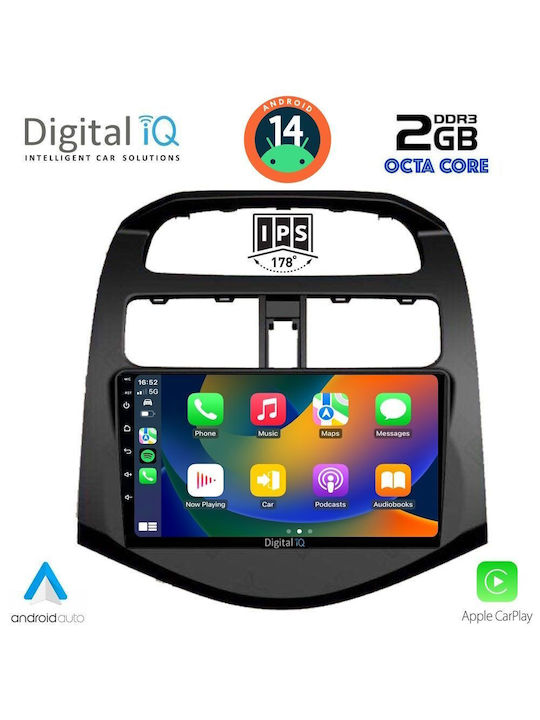 Digital IQ Car Audio System for Chevrolet Spark 2009-2015 (Bluetooth/USB/AUX/WiFi/GPS) with Touch Screen 9"