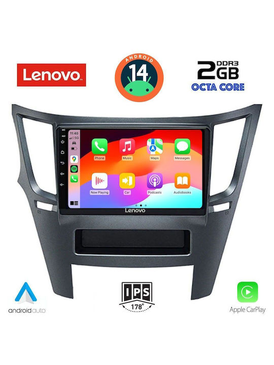 Lenovo Car Audio System for Subaru Legacy / Outback 2009> (Bluetooth/USB/AUX/WiFi/GPS) with Touch Screen 9"