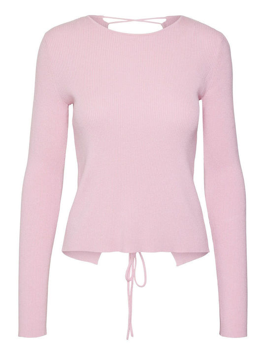 Women's Long Sleeve Sweater Pink