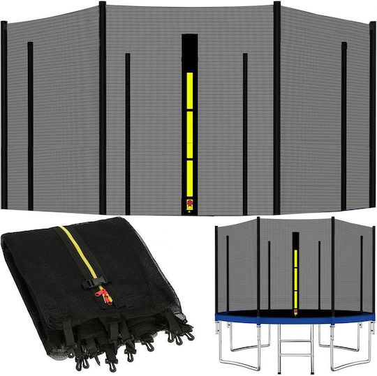 Safety Protection Net Trampolines 426cm 8 External Poles