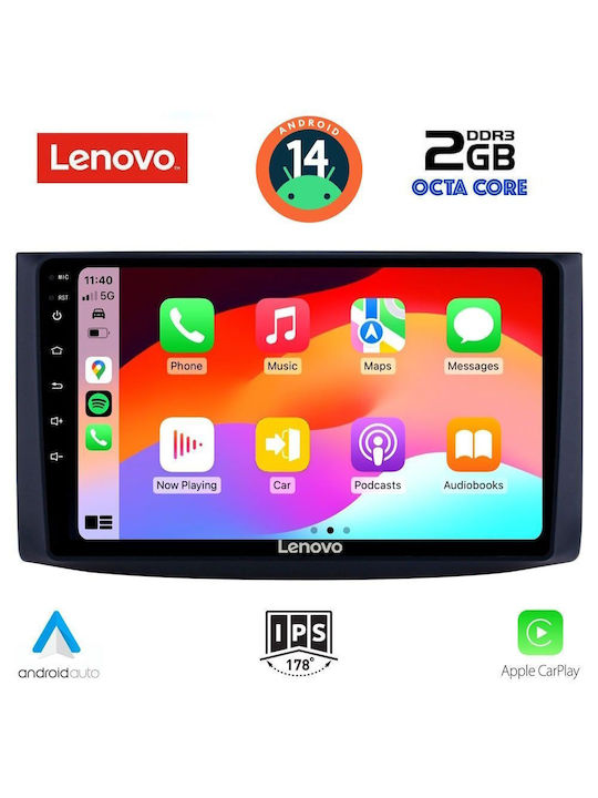 Lenovo Car Audio System for Chevrolet Aveo 2006-2010 (Bluetooth/USB/AUX/WiFi/GPS) with Touch Screen 9"