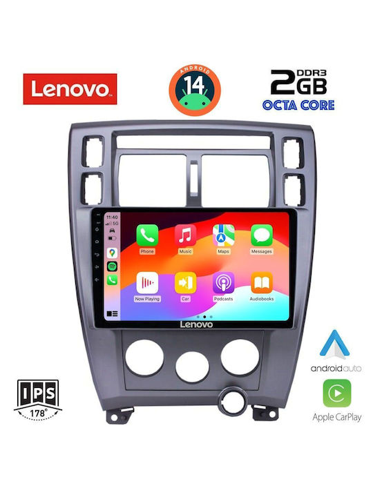 Lenovo Car Audio System for Hyundai Tucson 2004-2010 (Bluetooth/USB/AUX/WiFi/GPS) with Touch Screen 10"