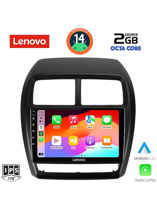 Lenovo Car Audio System for Mitsubishi Asx 2020> (Bluetooth/USB/AUX/WiFi/GPS) with Touch Screen 9"