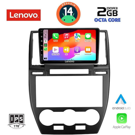 Lenovo Car Audio System for Land Rover Freelander 2006-2014 (Bluetooth/USB/AUX/WiFi/GPS/Apple-Carplay/Android-Auto) with Touch Screen 9"