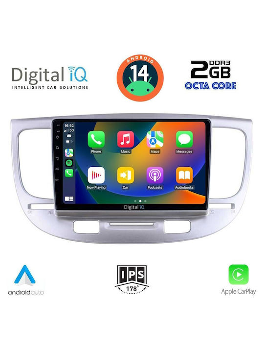 Digital IQ Car Audio System for Kia Rio 2005-2011 (Bluetooth/USB/AUX/WiFi/GPS) with Touch Screen 9"