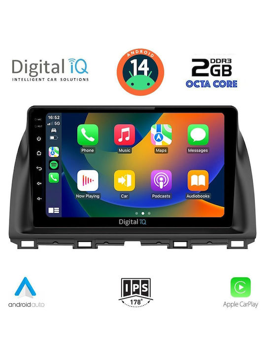 Digital IQ Car Audio System for Mazda CX-5 2013-2017 (Bluetooth/USB/AUX/WiFi/GPS) with Touch Screen 10"