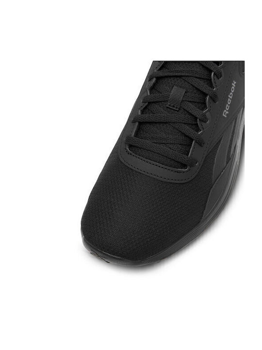 Lite 4 Ανδρικά Αθλητικά Παπούτσια Running Μαύρα