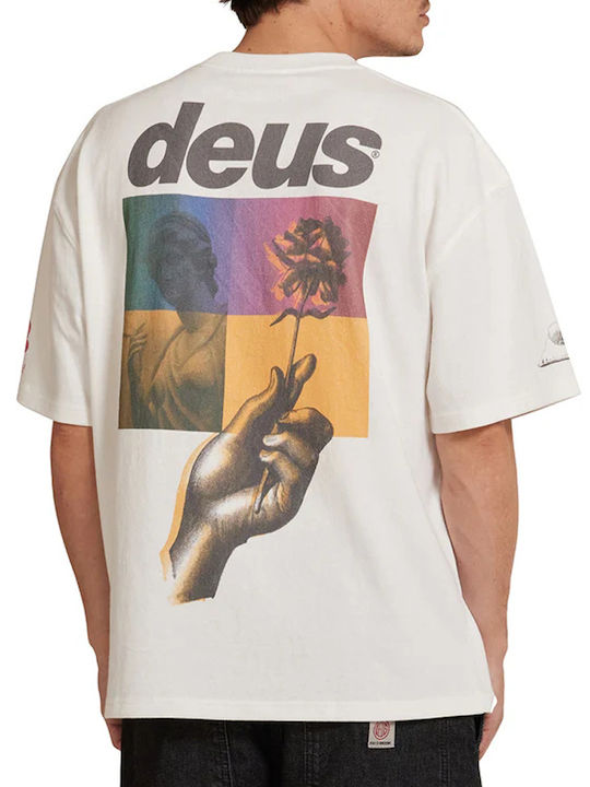 Deus Ex Machina Deus Men's Short Sleeve T-shirt White