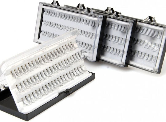 Set 60 Falsche Wimpern Zola 9 mm Größe 0,1 mm Dicke Wimpernverlängerung Schwarz