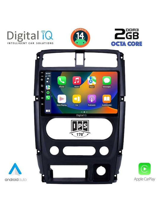 Digital IQ Car Audio System for Suzuki Jimny 2007-2017 (Bluetooth/USB/AUX/WiFi/GPS) with Touch Screen 9"