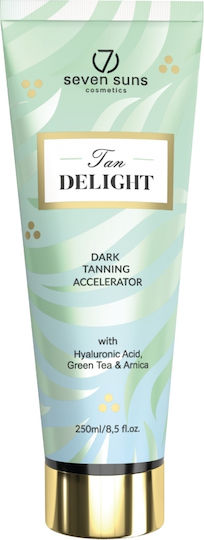 7Suns Cosmetics Tan Delight + Cremă De Mâini Solară Cremă De Corp Amăruie 2 Bucăți