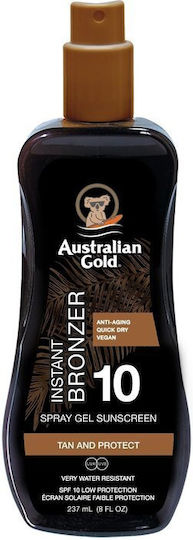 Australian Gold Bronzer Spray Gel Spf10 + Moisture Lock 473ml