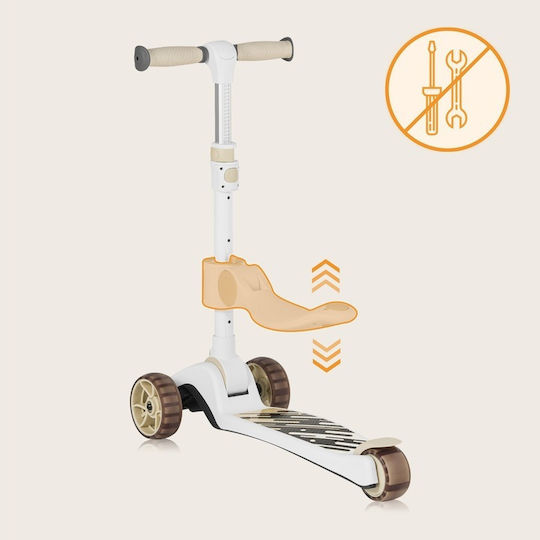 Lionelo Kinderroller Klappbar Franky 3-Rad mit Sitz für 12 Monate Rosa