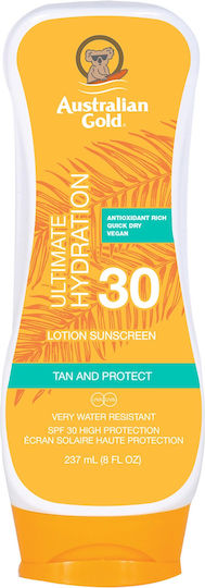 Australian Gold Spf30 Sunscreen Cream + Moisture Lock 473ml