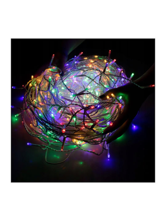 300 Λαμπάκια LED 12μ. Πολύχρωμα τύπου Κουρτίνα