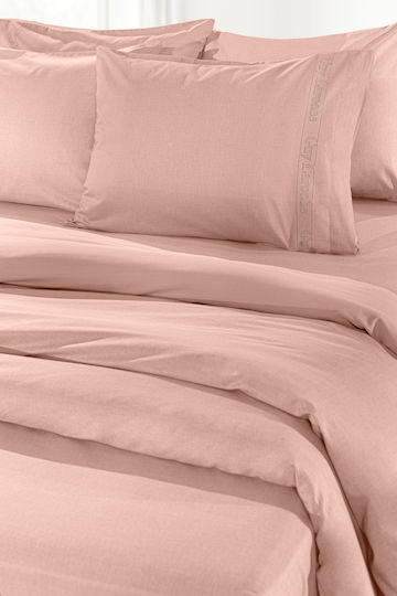 Guy Laroche für Einzelbett 100x200+32cm mit Gummizug Color Plus Coral