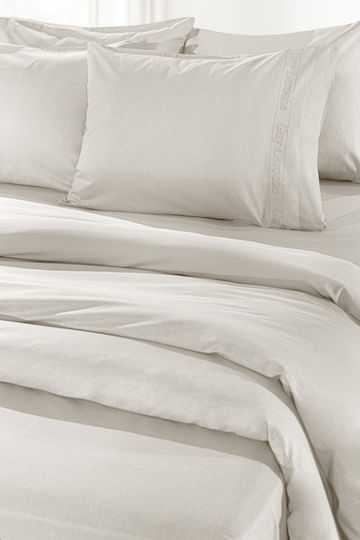 Guy Laroche King Size 180x200+42cm mit Gummizug Color Plus Ivory
