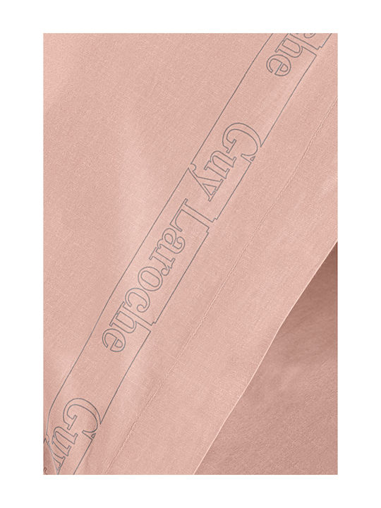 Guy Laroche Bettlaken Doppelter 200x265cm. Color Plus Coral