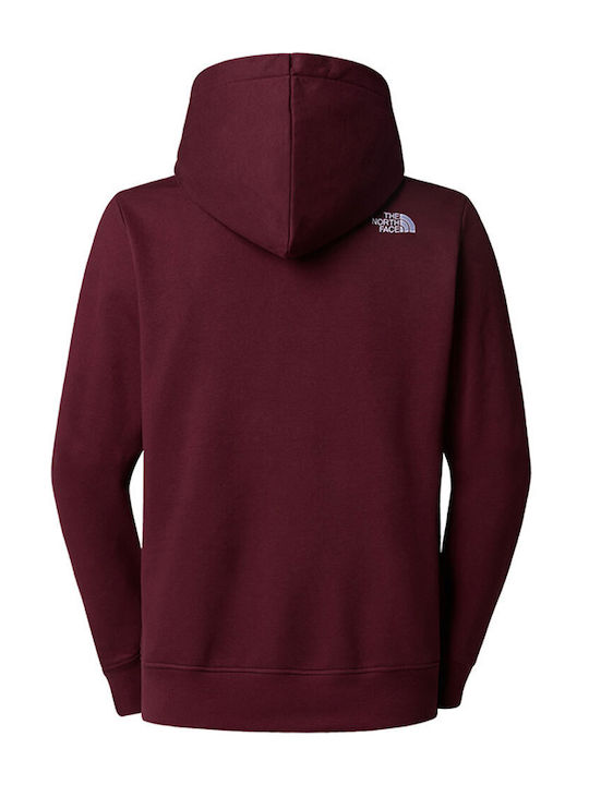 Drew Sweatshirt with Hood Burgundy