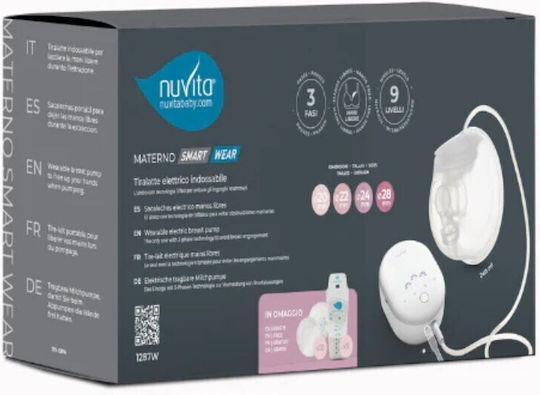 Nuvita Pompa de sân simplă electrică Materno Smart Alb