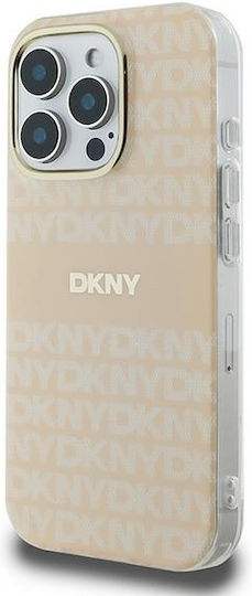 DKNY Back Cover Leather Pink (iPhone 16 Pro Max)