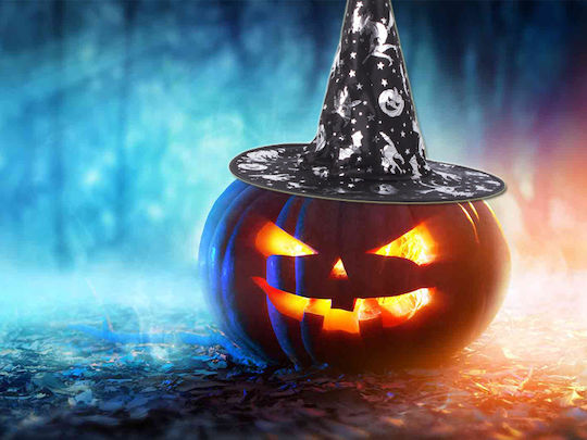 De carnaval Pălărie Argintiu pentru Halloween 1buc