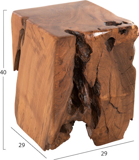 Stool For Living Room Kumo Natural 30x30x40cm Stool For Living Room Kumo Natural 30x30x40cm