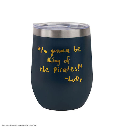 Cinereplicas One Piece Netflix – Luffy Ποτήρι Θερμός Ανοξείδωτο 350ml Πολύχρωμο