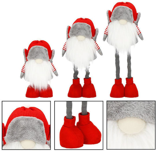 Figurină de Crăciun Elf Picioare Telescopice Înălțime Reglabilă 32-50cm