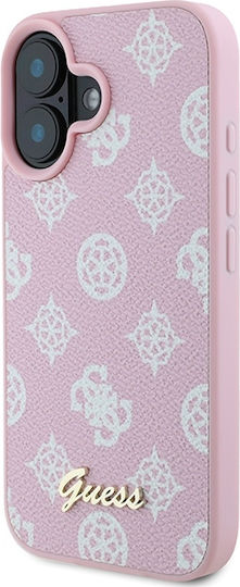 Guess Back Cover Synthetic Leather / Leather Pink (iPhone 16 Plus)