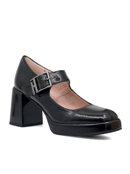 Hispanitas Leather Black Heels